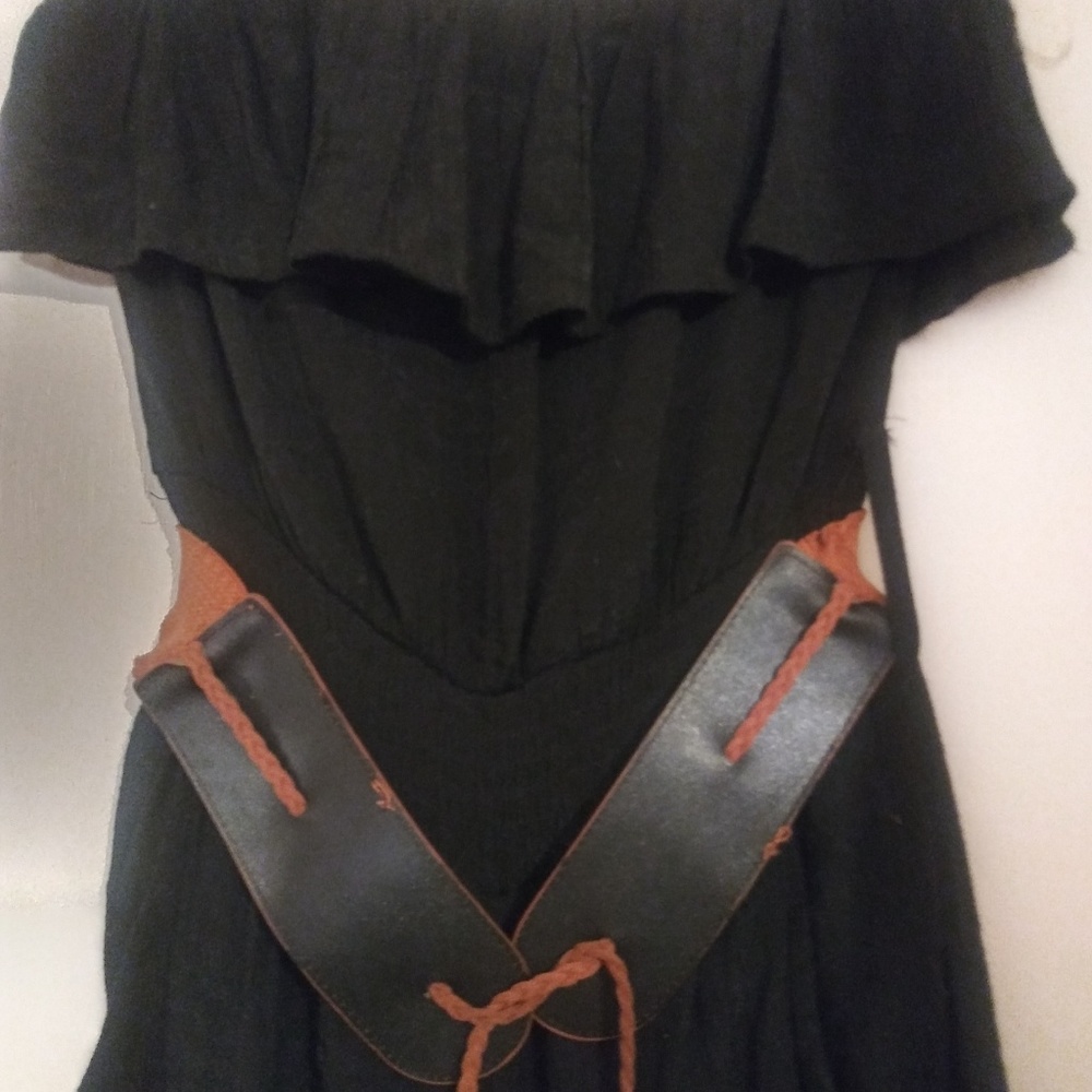 Pant romper with belt